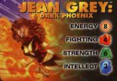 Jean Grey : Dark Phoenix  4-Grid Character Card